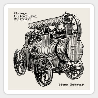 Steam tractor Magnet